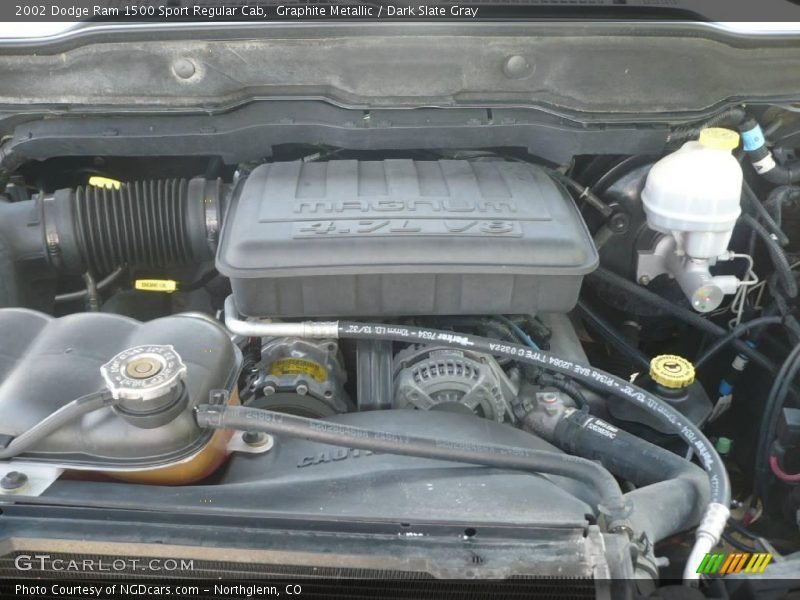 Graphite Metallic / Dark Slate Gray 2002 Dodge Ram 1500 Sport Regular Cab