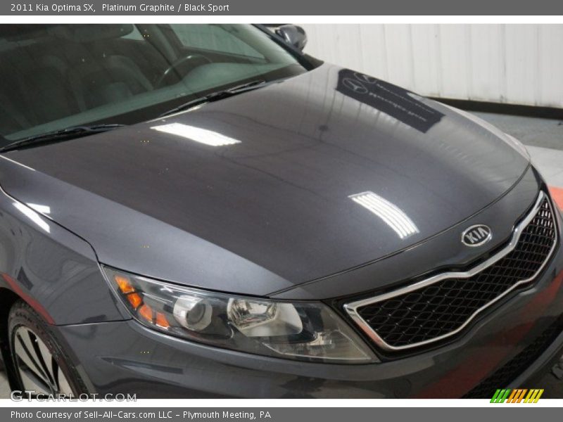 Platinum Graphite / Black Sport 2011 Kia Optima SX
