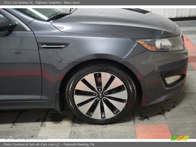 Platinum Graphite / Black Sport 2011 Kia Optima SX