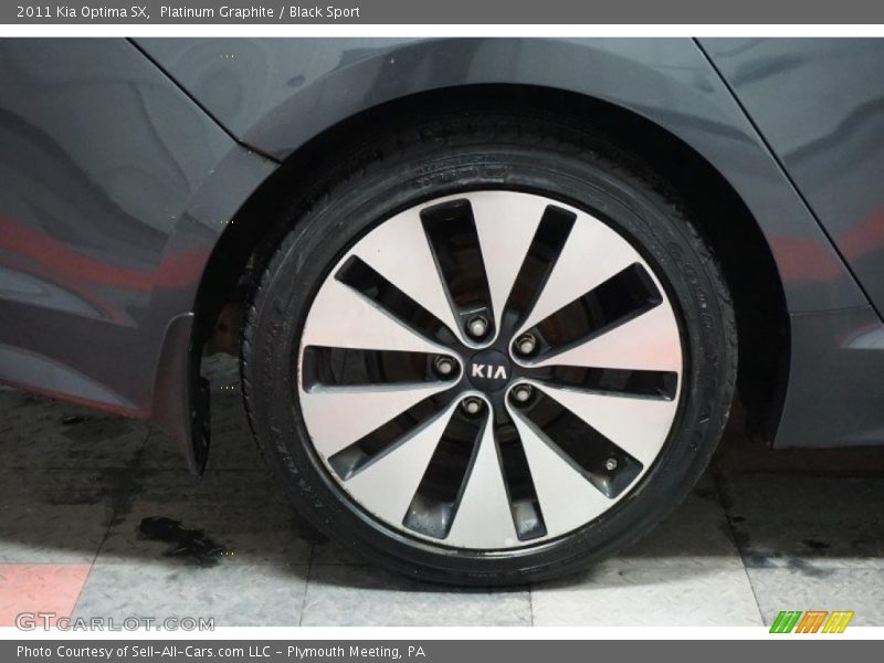 Platinum Graphite / Black Sport 2011 Kia Optima SX