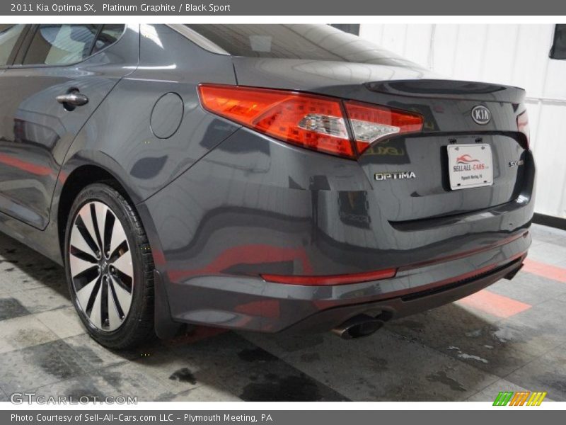 Platinum Graphite / Black Sport 2011 Kia Optima SX