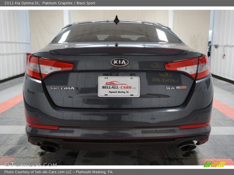 Platinum Graphite / Black Sport 2011 Kia Optima SX