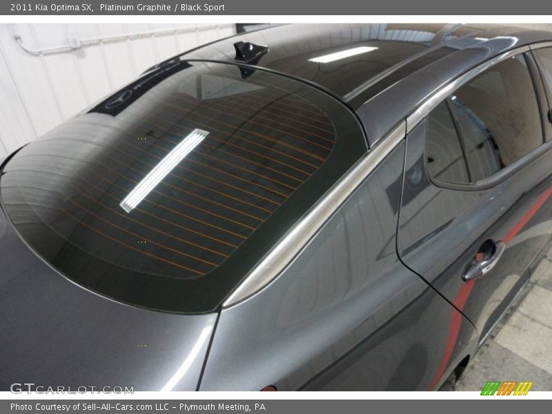 Platinum Graphite / Black Sport 2011 Kia Optima SX