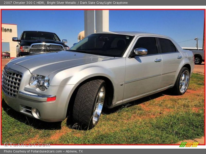 Bright Silver Metallic / Dark Slate Gray/Light Graystone 2007 Chrysler 300 C HEMI