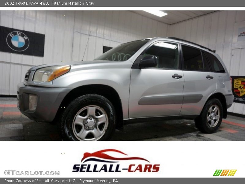Titanium Metallic / Gray 2002 Toyota RAV4 4WD