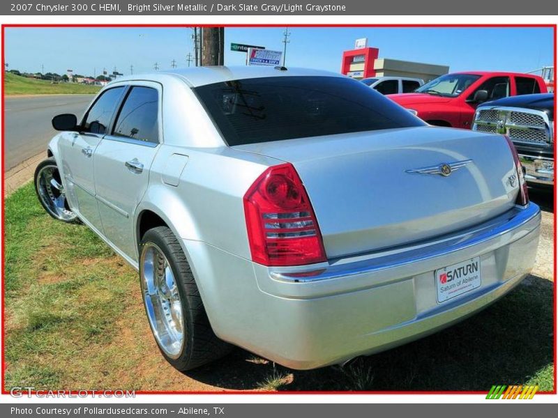 Bright Silver Metallic / Dark Slate Gray/Light Graystone 2007 Chrysler 300 C HEMI