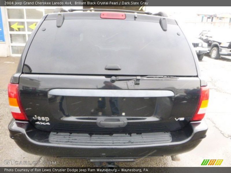 Brillant Black Crystal Pearl / Dark Slate Gray 2004 Jeep Grand Cherokee Laredo 4x4