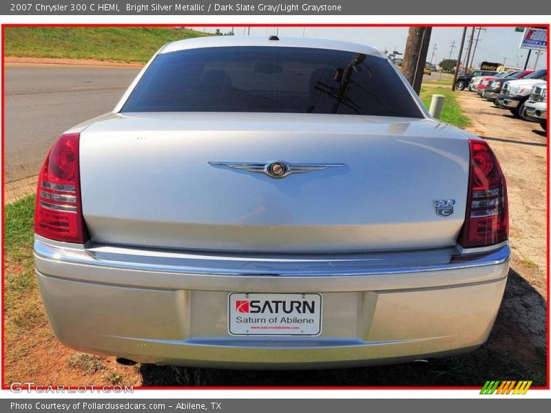 Bright Silver Metallic / Dark Slate Gray/Light Graystone 2007 Chrysler 300 C HEMI