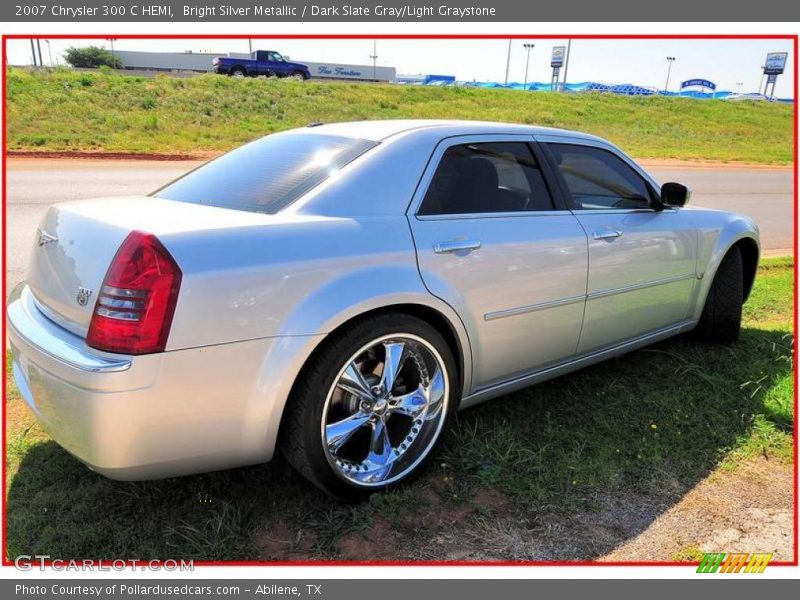 Bright Silver Metallic / Dark Slate Gray/Light Graystone 2007 Chrysler 300 C HEMI