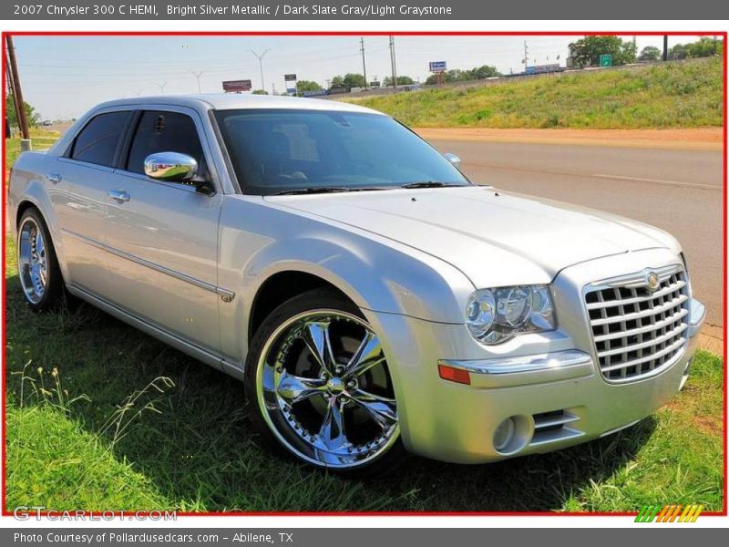 Bright Silver Metallic / Dark Slate Gray/Light Graystone 2007 Chrysler 300 C HEMI