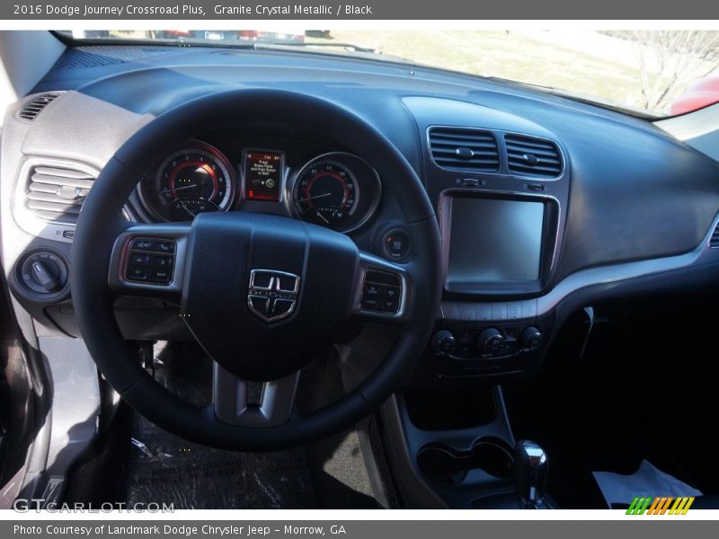 Granite Crystal Metallic / Black 2016 Dodge Journey Crossroad Plus