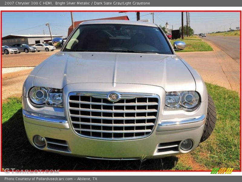 Bright Silver Metallic / Dark Slate Gray/Light Graystone 2007 Chrysler 300 C HEMI