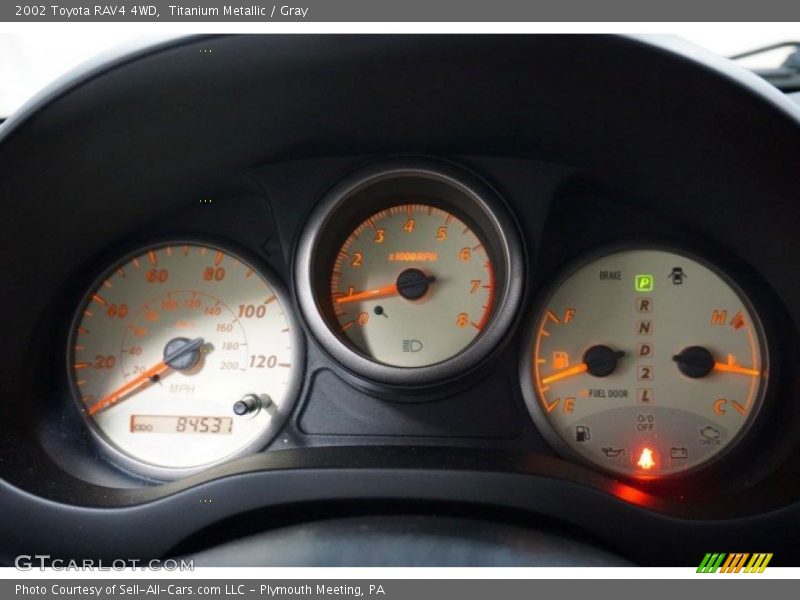 Titanium Metallic / Gray 2002 Toyota RAV4 4WD