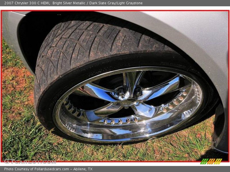 Bright Silver Metallic / Dark Slate Gray/Light Graystone 2007 Chrysler 300 C HEMI