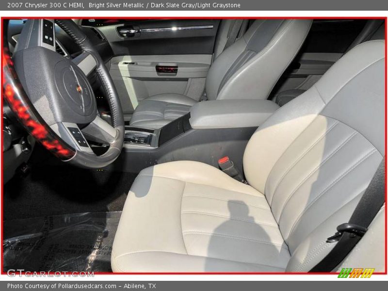 Bright Silver Metallic / Dark Slate Gray/Light Graystone 2007 Chrysler 300 C HEMI