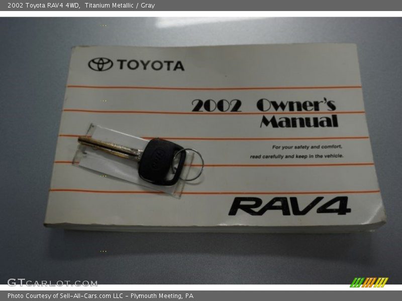 Titanium Metallic / Gray 2002 Toyota RAV4 4WD