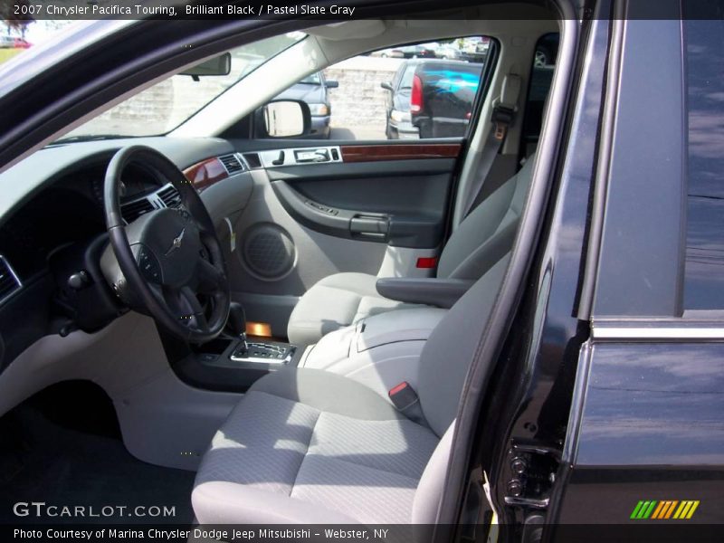 Brilliant Black / Pastel Slate Gray 2007 Chrysler Pacifica Touring