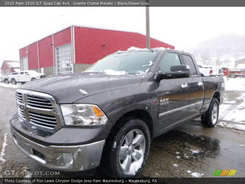 Granite Crystal Metallic / Black/Diesel Gray 2015 Ram 1500 SLT Quad Cab 4x4