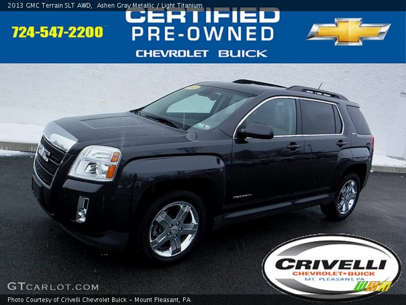 Ashen Gray Metallic / Light Titanium 2013 GMC Terrain SLT AWD