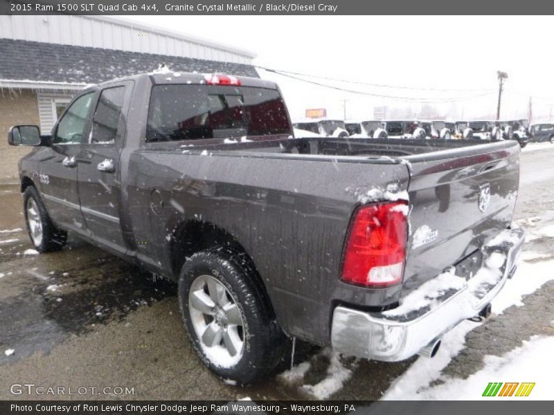 Granite Crystal Metallic / Black/Diesel Gray 2015 Ram 1500 SLT Quad Cab 4x4