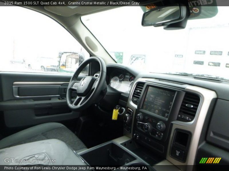 Granite Crystal Metallic / Black/Diesel Gray 2015 Ram 1500 SLT Quad Cab 4x4