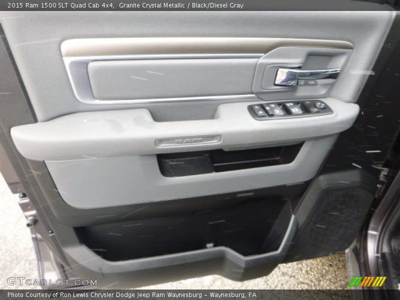 Granite Crystal Metallic / Black/Diesel Gray 2015 Ram 1500 SLT Quad Cab 4x4