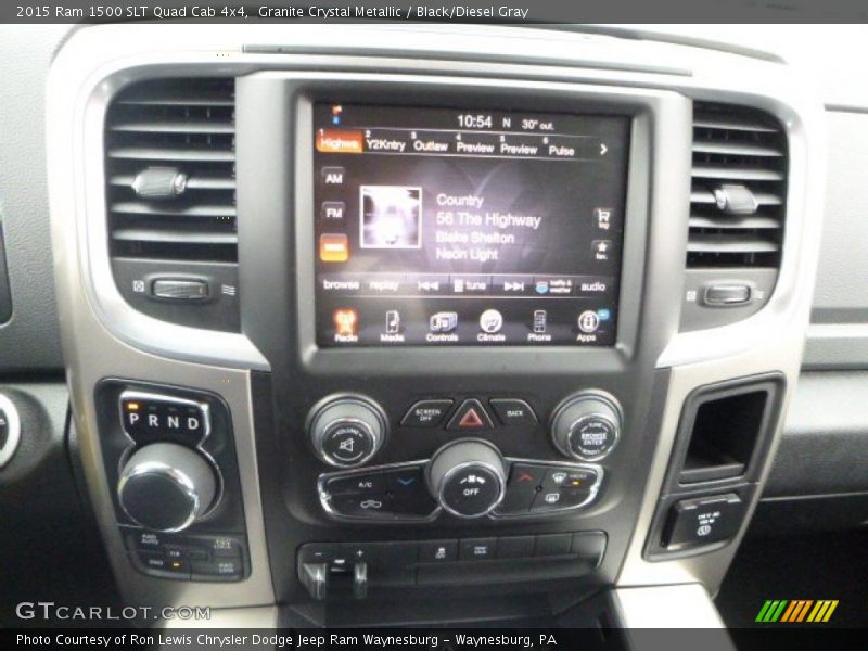 Granite Crystal Metallic / Black/Diesel Gray 2015 Ram 1500 SLT Quad Cab 4x4