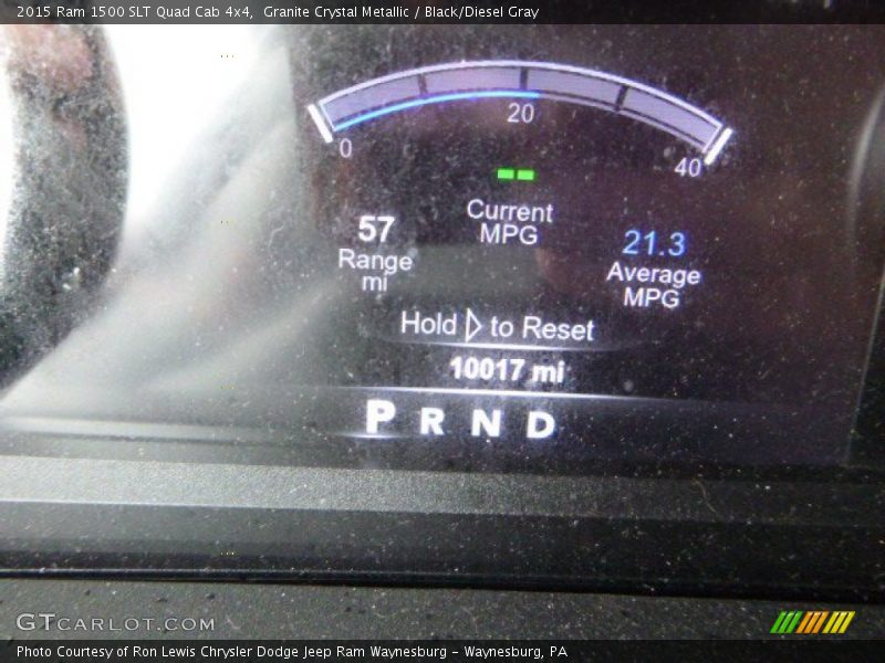 Granite Crystal Metallic / Black/Diesel Gray 2015 Ram 1500 SLT Quad Cab 4x4