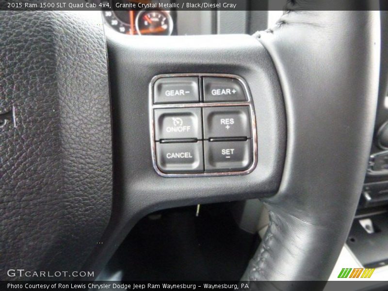 Granite Crystal Metallic / Black/Diesel Gray 2015 Ram 1500 SLT Quad Cab 4x4