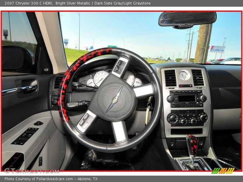 Bright Silver Metallic / Dark Slate Gray/Light Graystone 2007 Chrysler 300 C HEMI