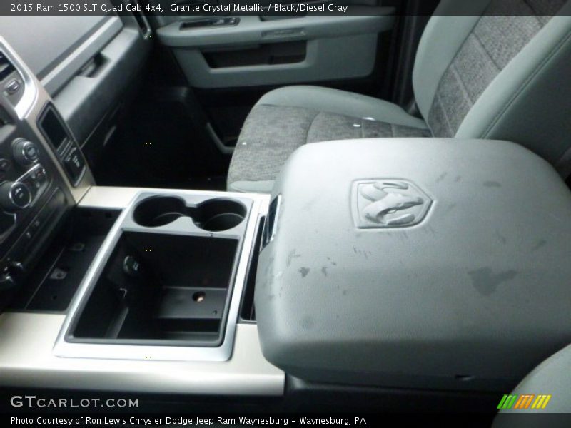Granite Crystal Metallic / Black/Diesel Gray 2015 Ram 1500 SLT Quad Cab 4x4