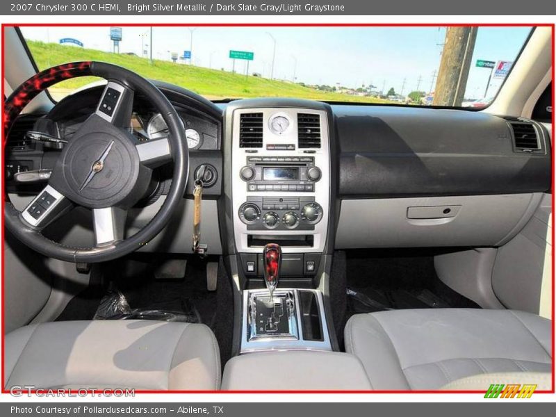 Bright Silver Metallic / Dark Slate Gray/Light Graystone 2007 Chrysler 300 C HEMI