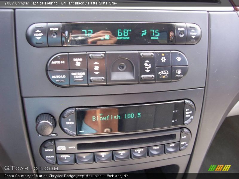 Brilliant Black / Pastel Slate Gray 2007 Chrysler Pacifica Touring