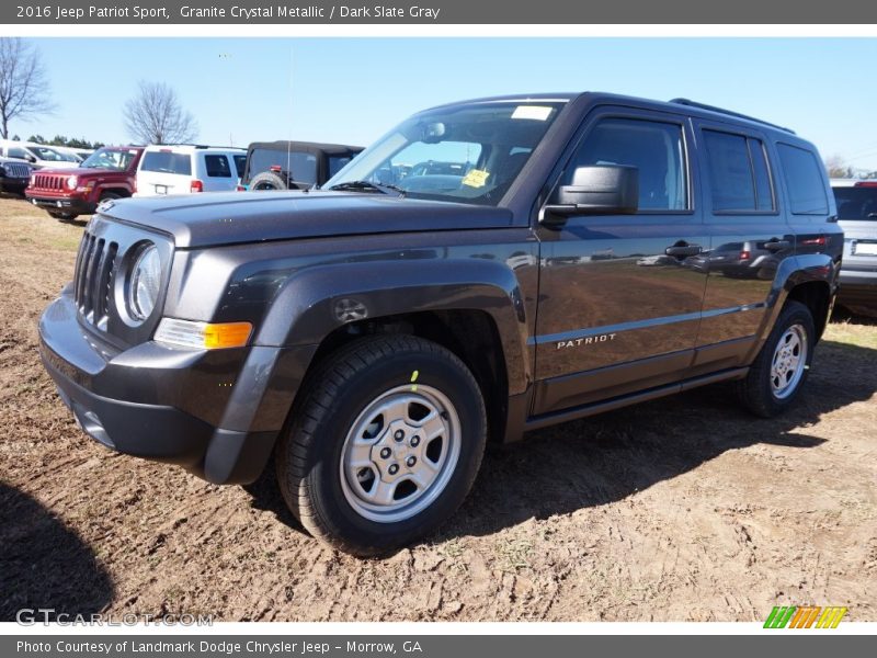 Granite Crystal Metallic / Dark Slate Gray 2016 Jeep Patriot Sport