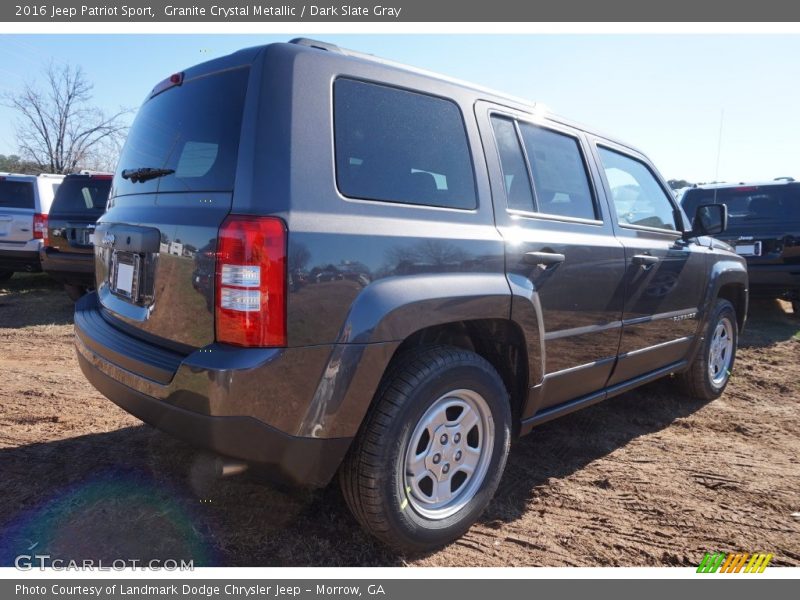 Granite Crystal Metallic / Dark Slate Gray 2016 Jeep Patriot Sport