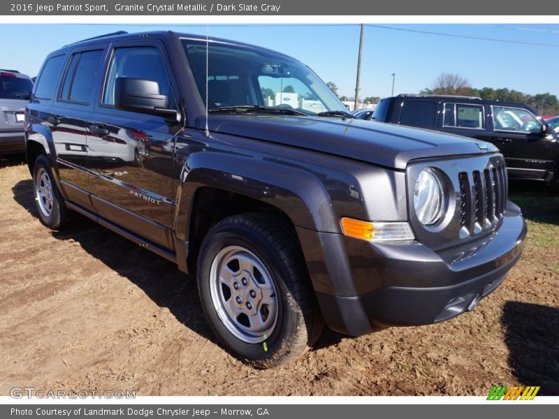 Granite Crystal Metallic / Dark Slate Gray 2016 Jeep Patriot Sport