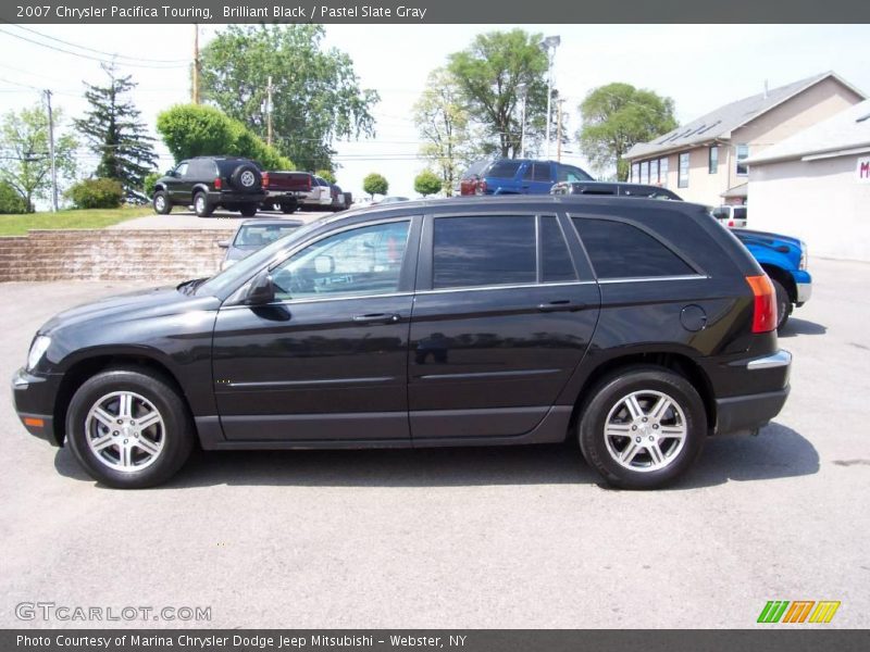 Brilliant Black / Pastel Slate Gray 2007 Chrysler Pacifica Touring
