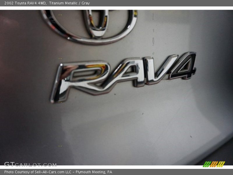 Titanium Metallic / Gray 2002 Toyota RAV4 4WD