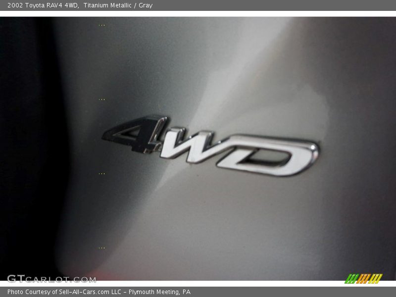 Titanium Metallic / Gray 2002 Toyota RAV4 4WD