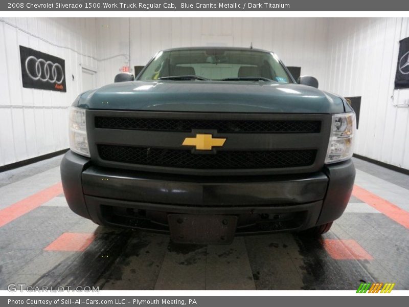 Blue Granite Metallic / Dark Titanium 2008 Chevrolet Silverado 1500 Work Truck Regular Cab