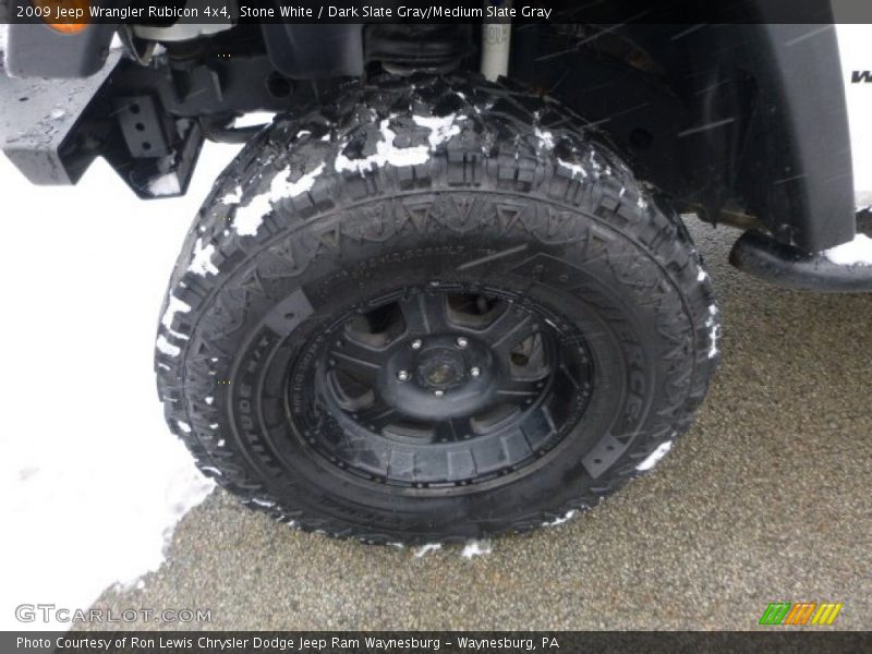 Stone White / Dark Slate Gray/Medium Slate Gray 2009 Jeep Wrangler Rubicon 4x4