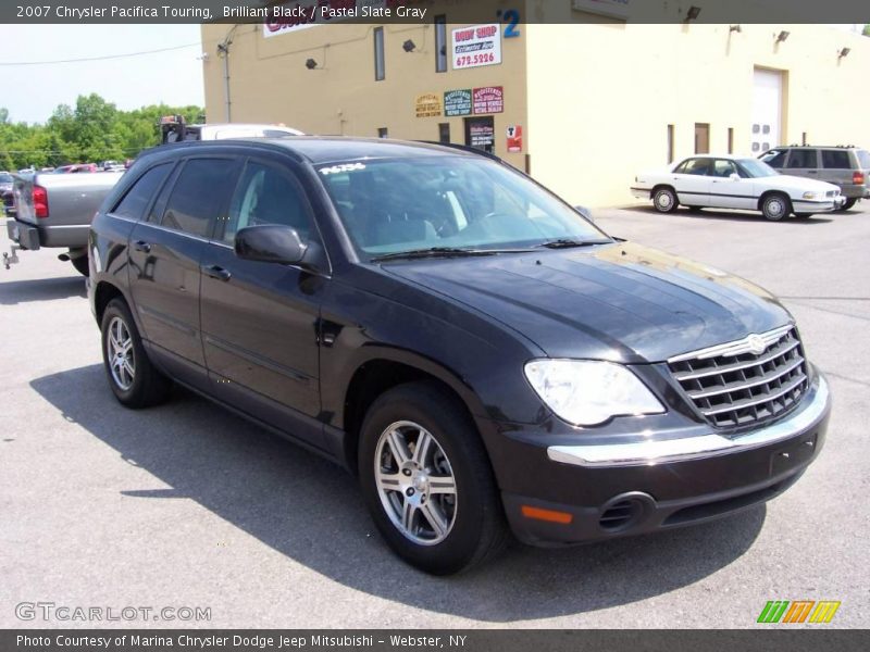 Brilliant Black / Pastel Slate Gray 2007 Chrysler Pacifica Touring