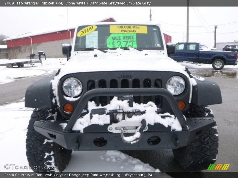 Stone White / Dark Slate Gray/Medium Slate Gray 2009 Jeep Wrangler Rubicon 4x4