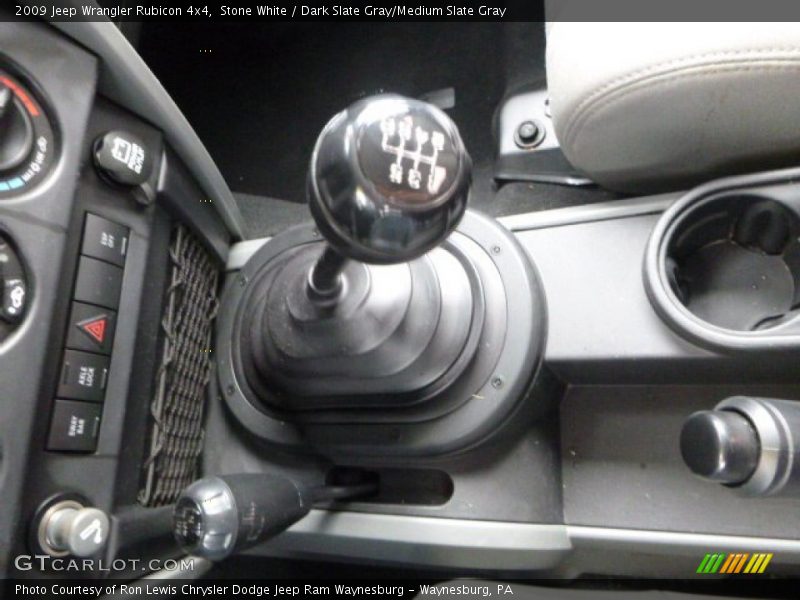 Stone White / Dark Slate Gray/Medium Slate Gray 2009 Jeep Wrangler Rubicon 4x4