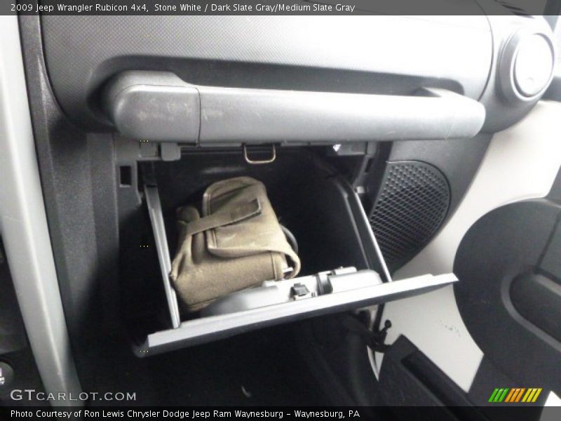 Stone White / Dark Slate Gray/Medium Slate Gray 2009 Jeep Wrangler Rubicon 4x4
