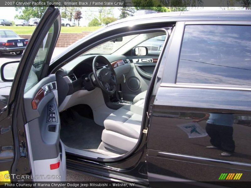 Brilliant Black / Pastel Slate Gray 2007 Chrysler Pacifica Touring
