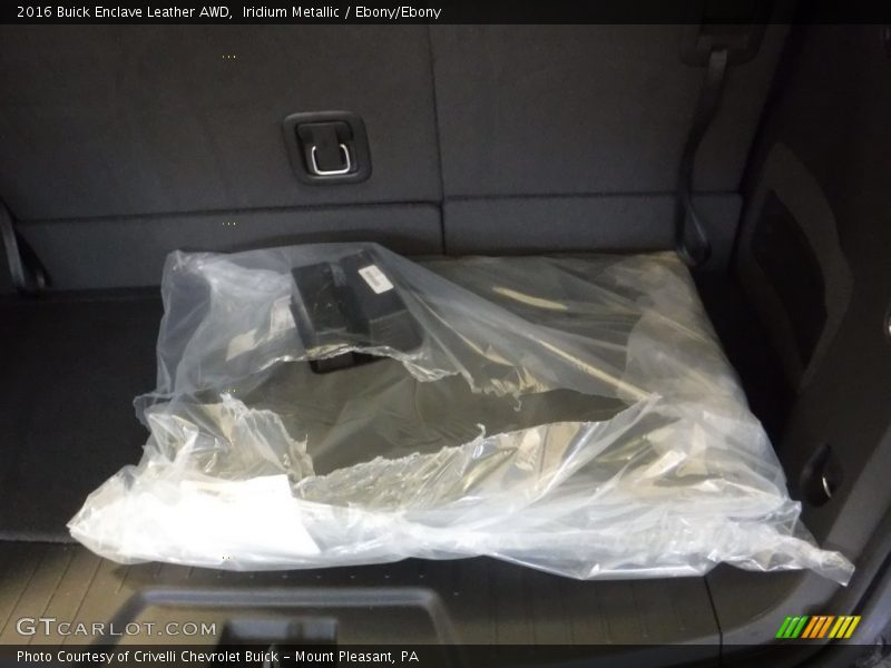 Iridium Metallic / Ebony/Ebony 2016 Buick Enclave Leather AWD