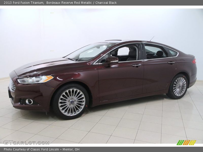 Front 3/4 View of 2013 Fusion Titanium