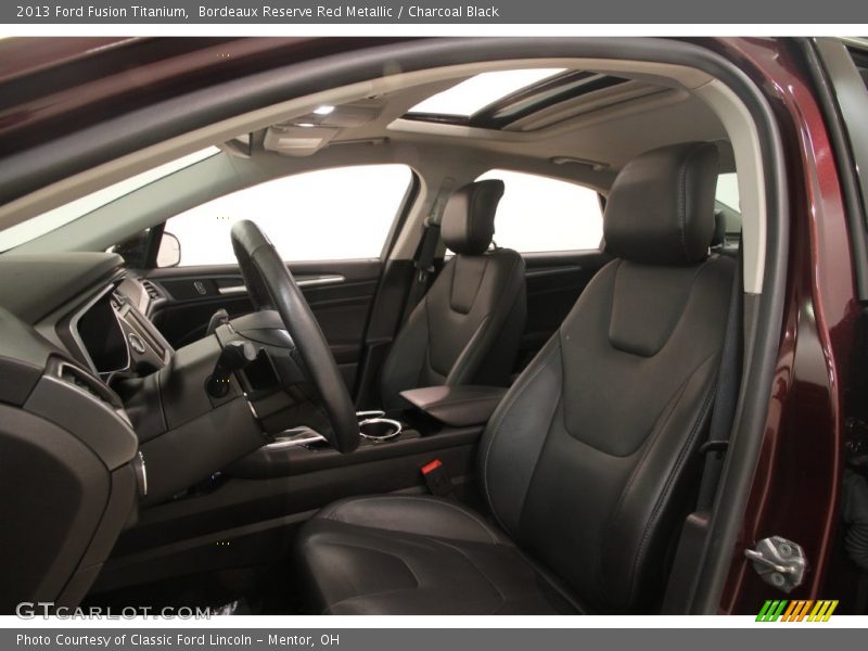 Bordeaux Reserve Red Metallic / Charcoal Black 2013 Ford Fusion Titanium