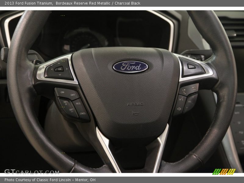 Bordeaux Reserve Red Metallic / Charcoal Black 2013 Ford Fusion Titanium
